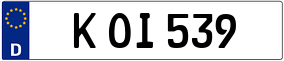 Truck License Plate